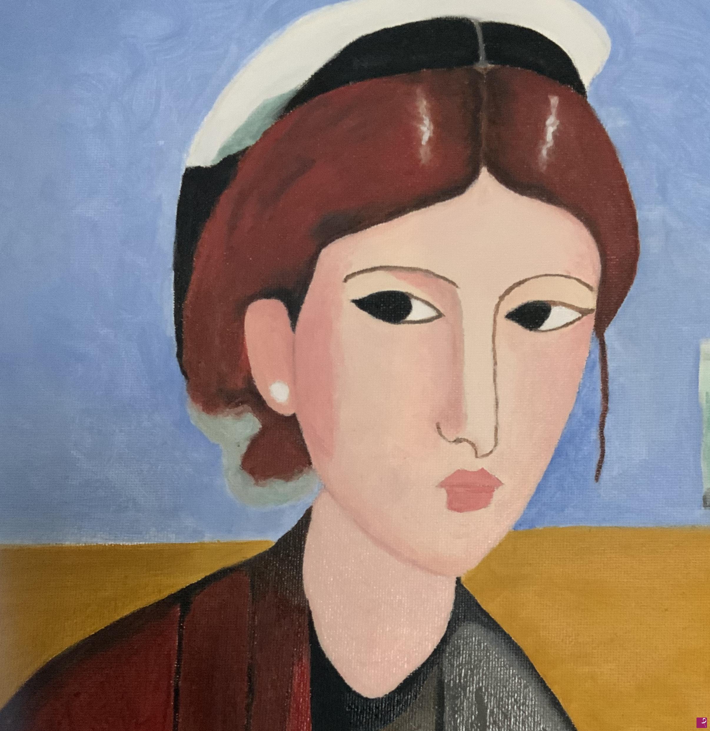 quadri in vendita online - Red Woman
