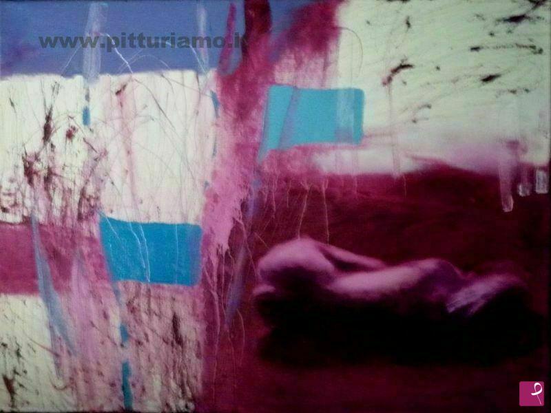 quadri in vendita online - Reflection2,oil on canvas,2012,cm.40 x 50