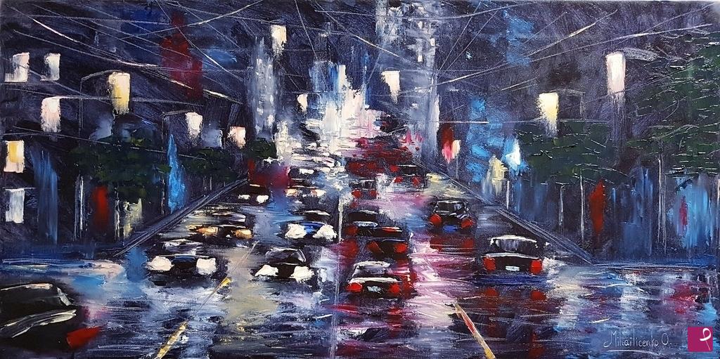 quadri in vendita online - Reflections Of Night