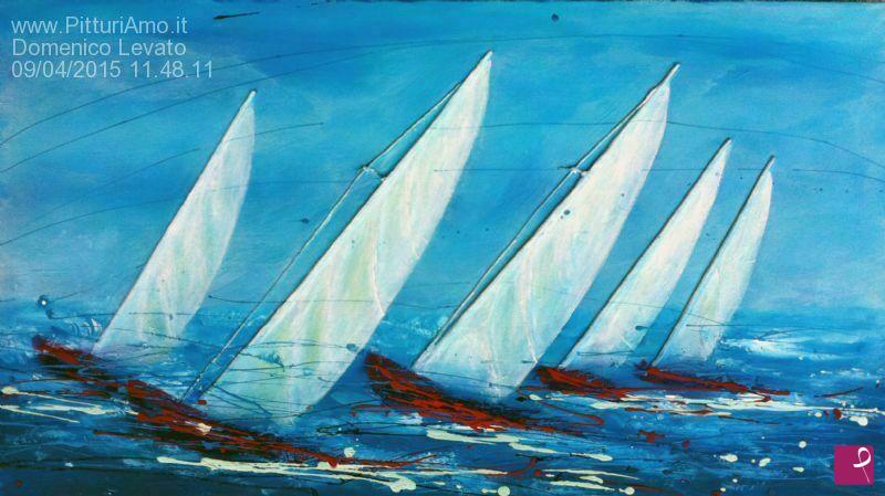 quadri in vendita online - Regata d'inverno