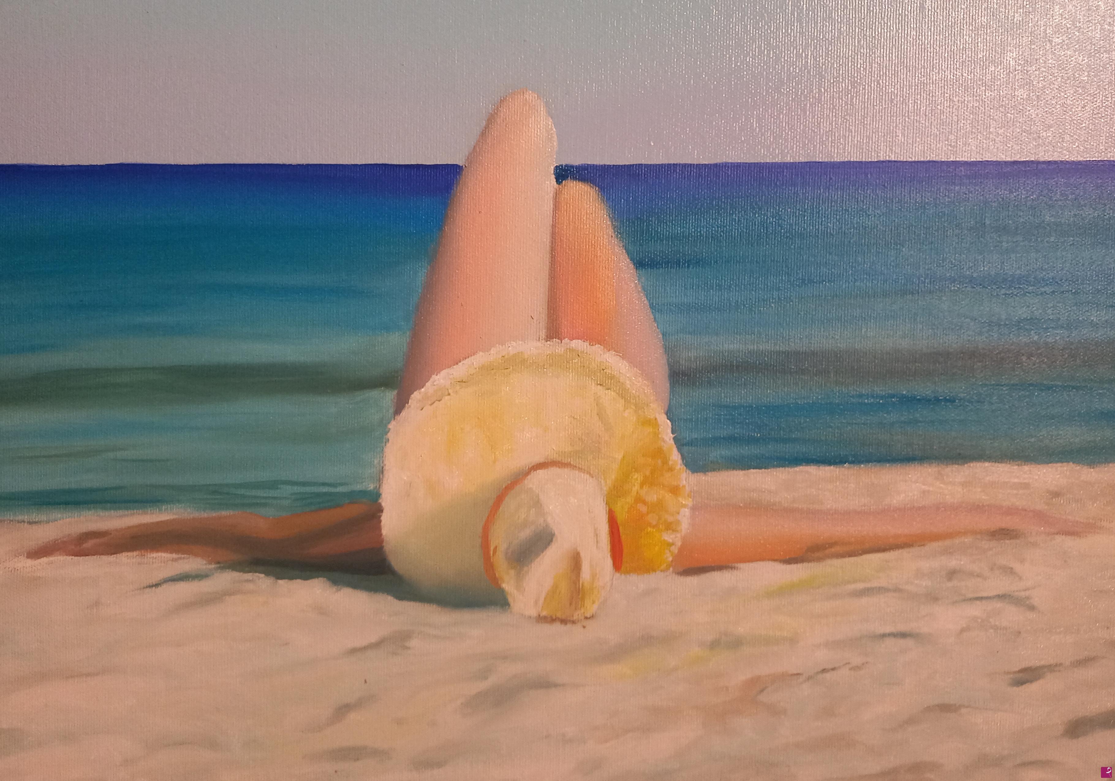 quadri in vendita online - relax in spiaggia