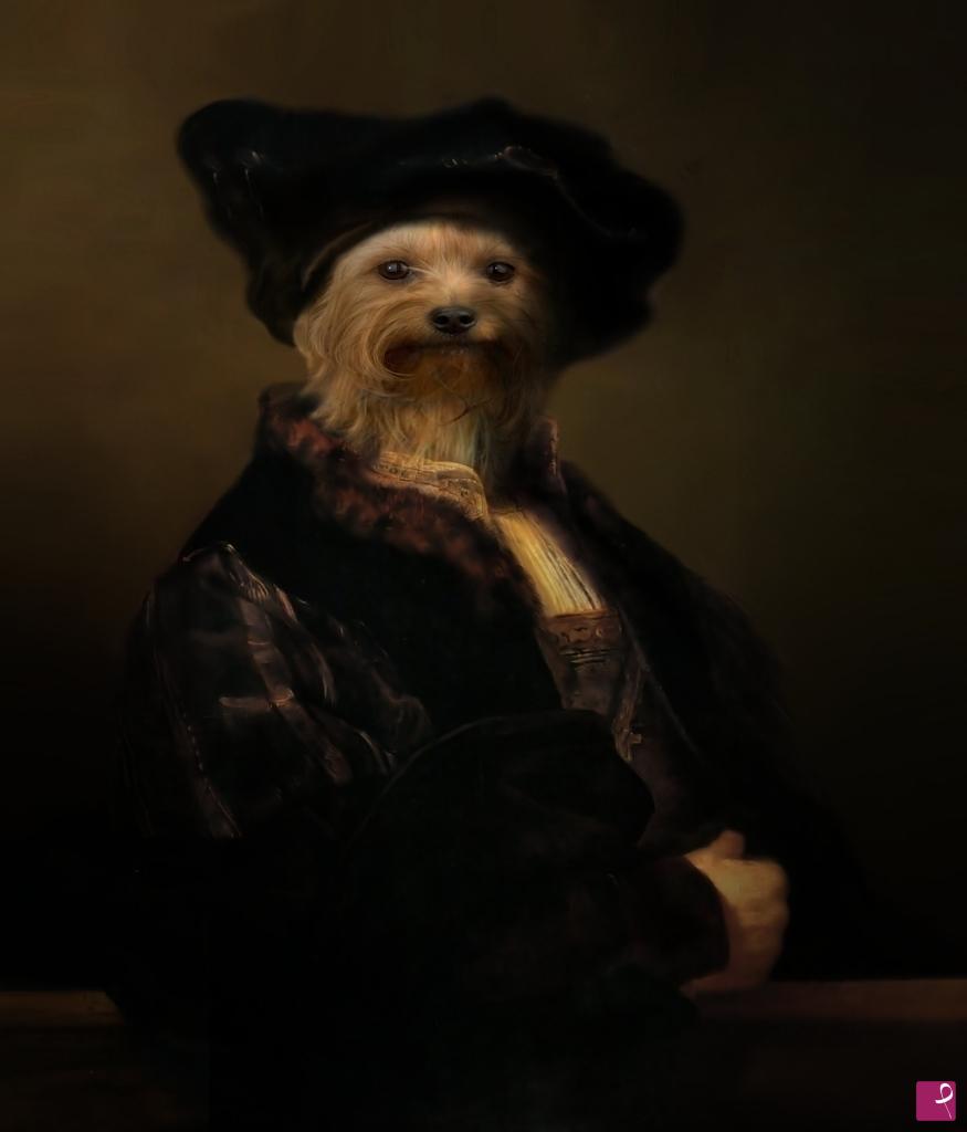 quadri in vendita online - Rembrandt autoritratto