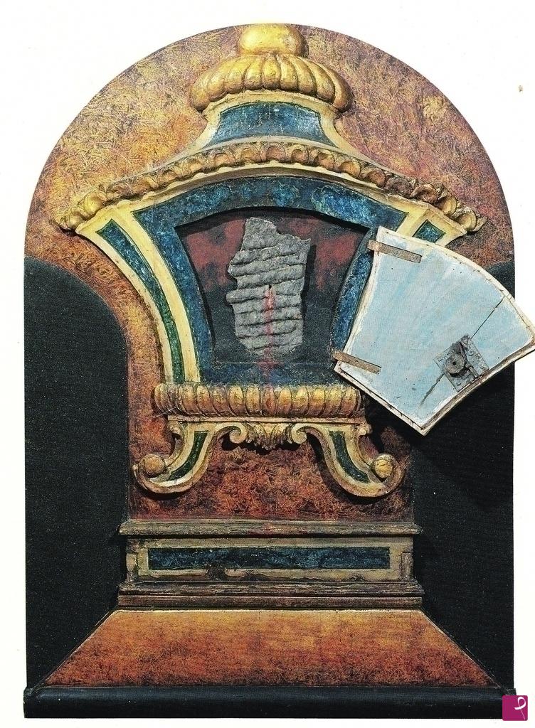 quadri in vendita online - Reperto n 26 reliquiario - ecce homo 