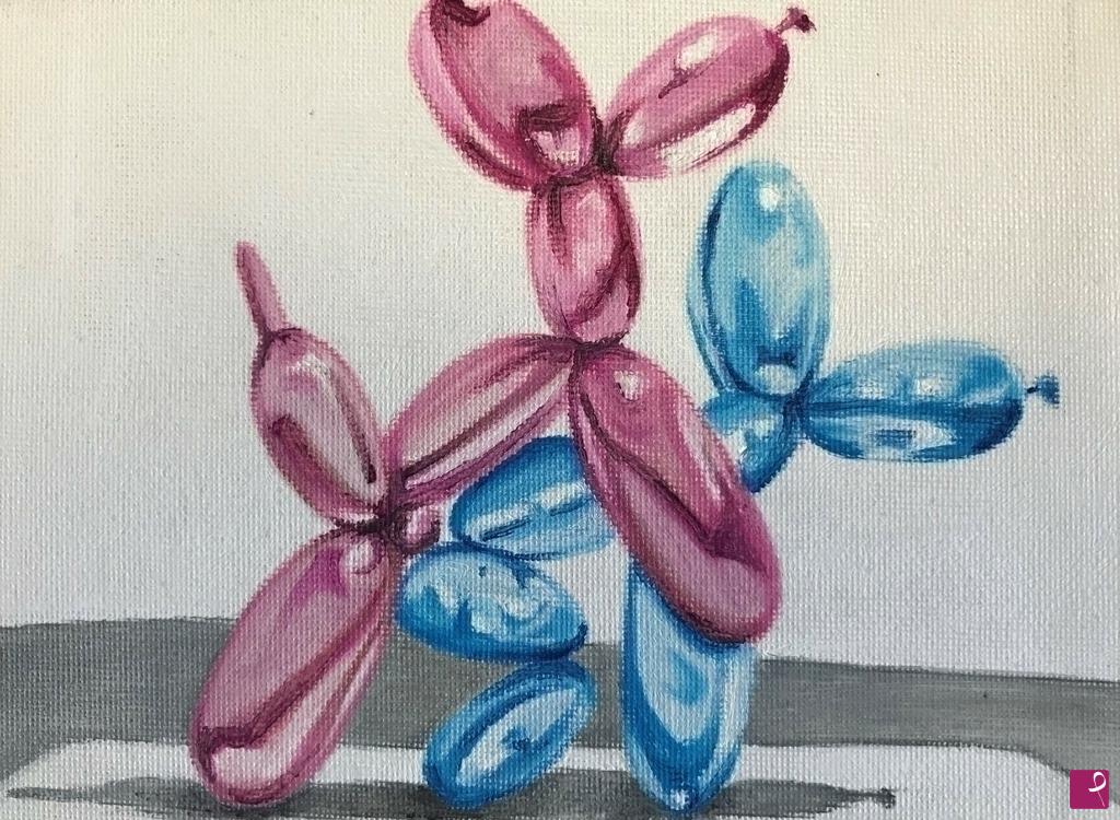 quadri in vendita online - reproduction of a work of art     Cit: Jeff Koons