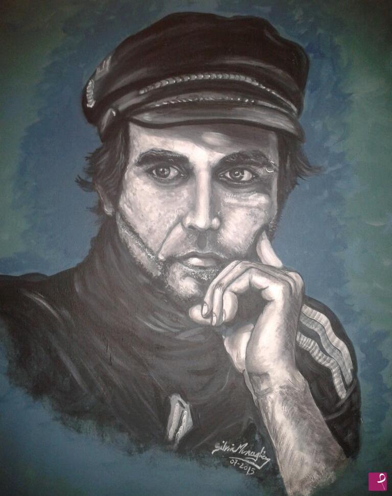 quadri in vendita online - "RESTIAMO UMANI" Vittorio Arrigoni