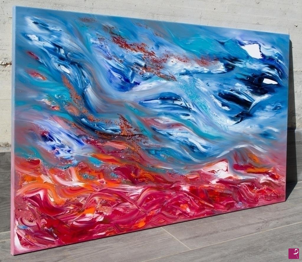 quadri in vendita online - Restless calm II, 100x60 cm