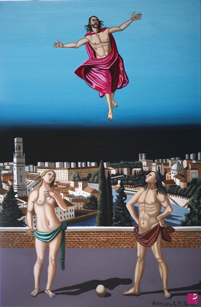 quadri in vendita online - Resurrezione di Gesù Cristo (XV stazione) - (2016)