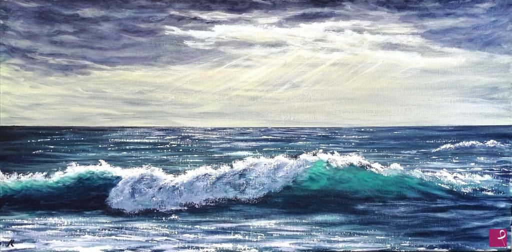 quadri in vendita online - "Rhythm and Blue"