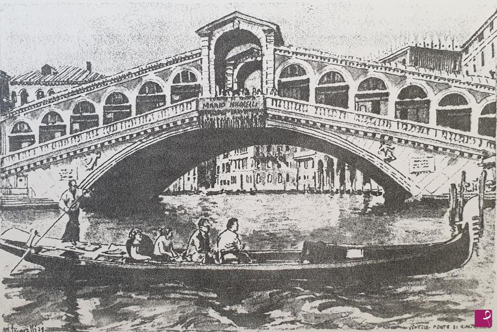quadri in vendita online - Rialto Venezia (incisione)