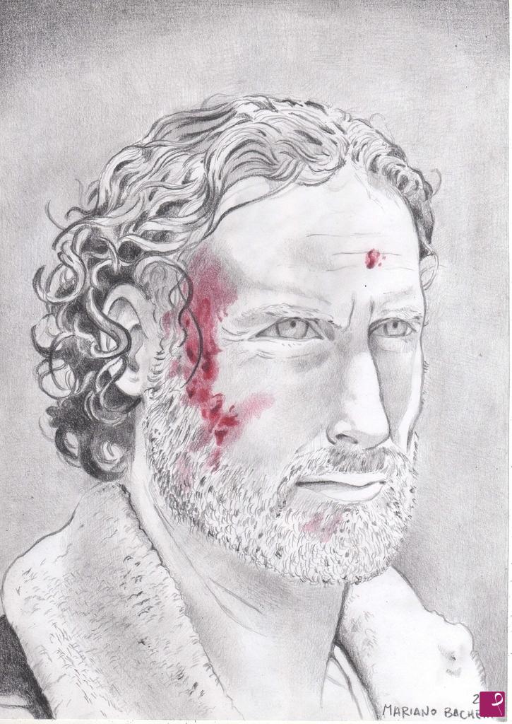 quadri in vendita online - Rick Grimes - The Walking Dead