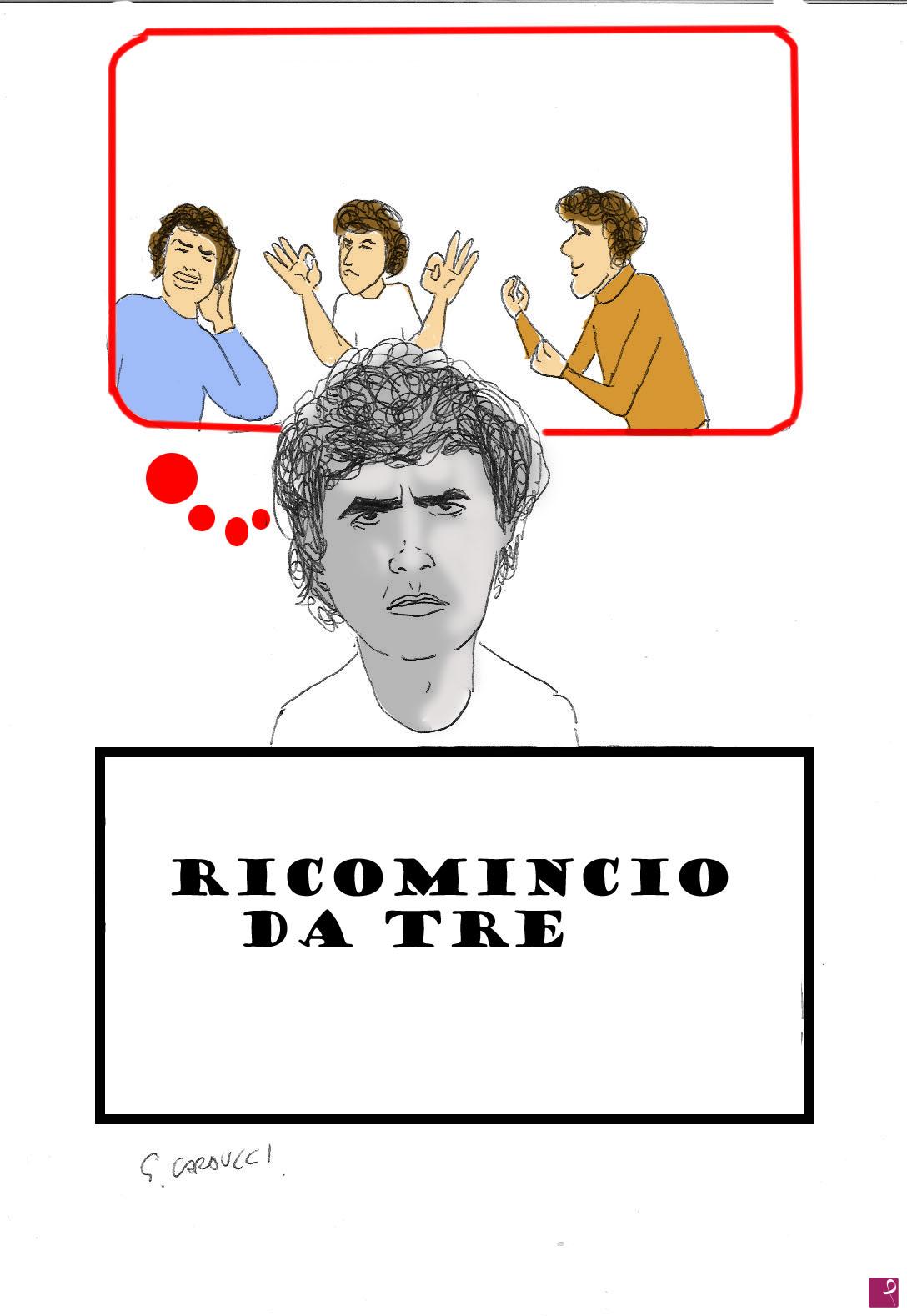 quadri in vendita online - Ricomincio da tre
