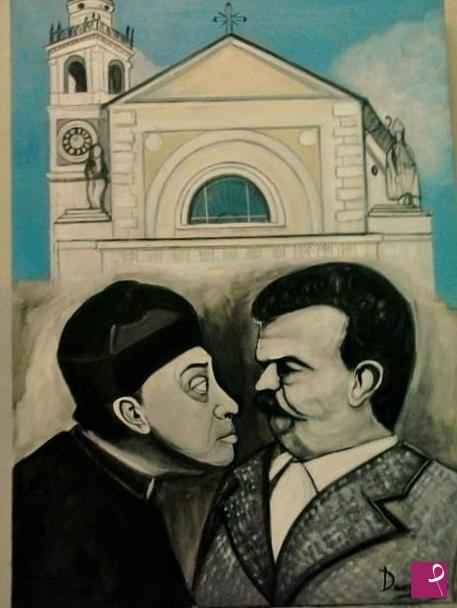 quadri in vendita online - ricordando Don Camillo