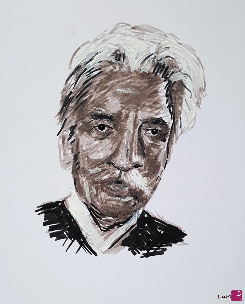 quadri in vendita online - Ricordo di Albert Schweitzer