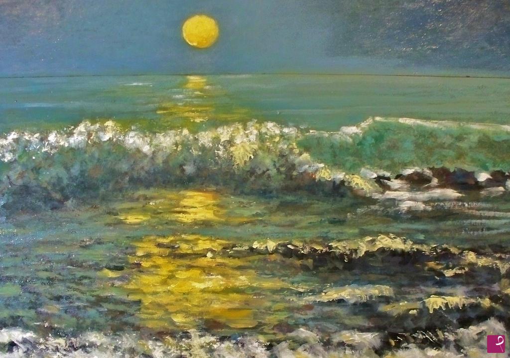 quadri in vendita online - riflessi a mare