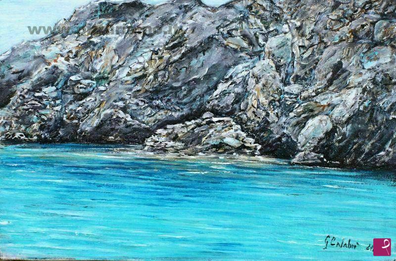 quadri in vendita online - Riflessi color turchese