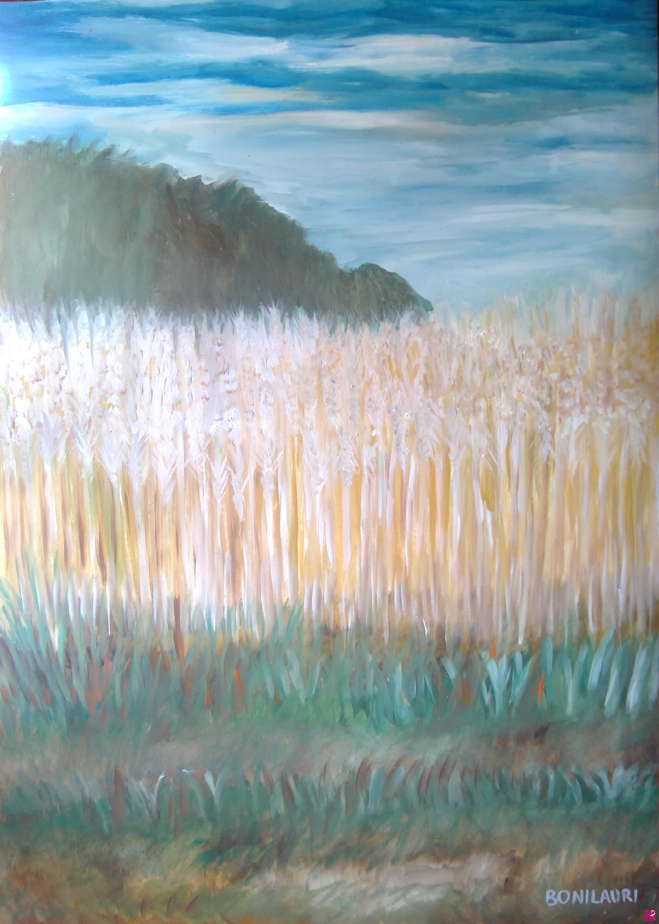 quadri in vendita online - Riflessi del sole nel grano