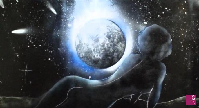 quadri in vendita online - Riflessi di luna