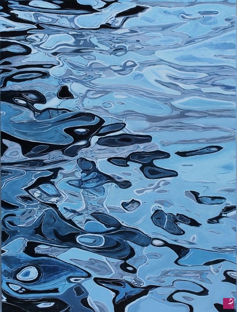 quadri in vendita online - Riflessi in blu