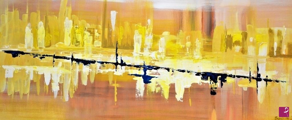 quadri in vendita online - Riflessi in giallo