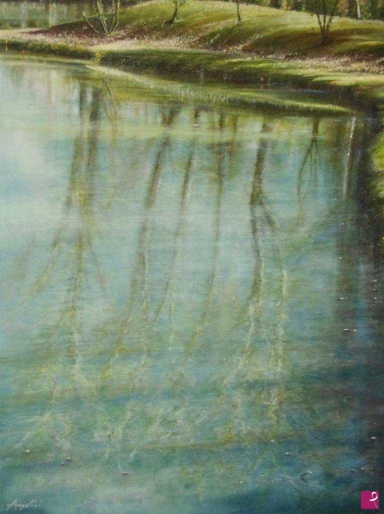 quadri in vendita online - Riflessi nell'acqua