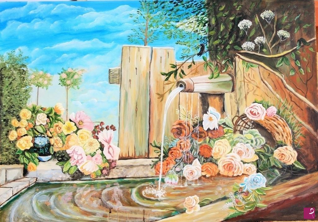 quadri in vendita online - riflessi nell'acqua
