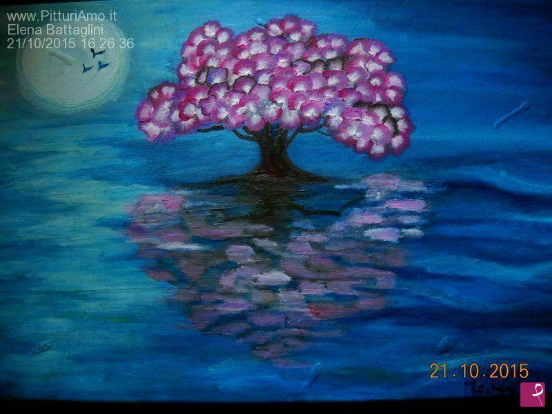 quadri in vendita online - RIFLESSI ROSA