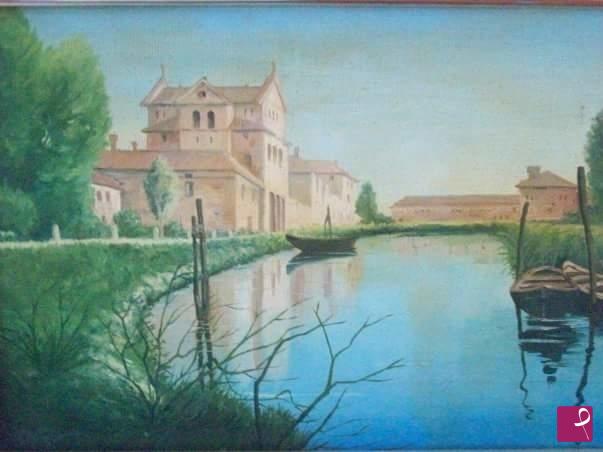 quadri in vendita online - Riflessi sul canale