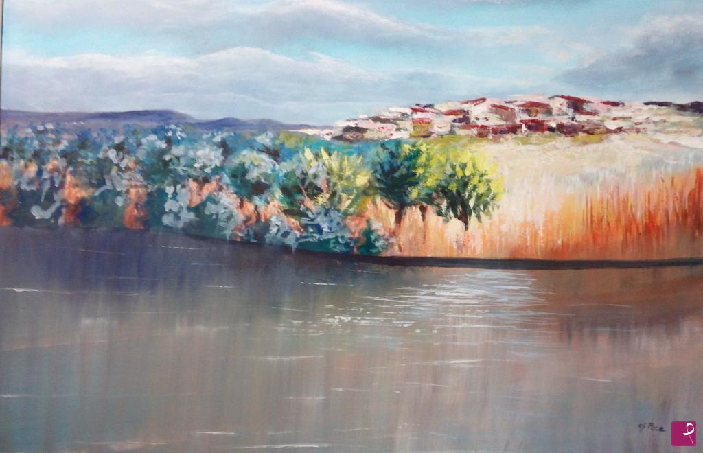 quadri in vendita online - Riflessi sul lago