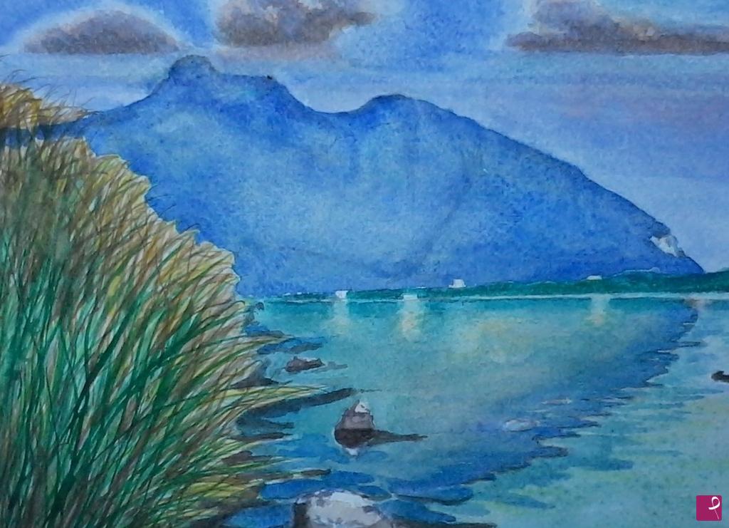 quadri in vendita online - Riflessi sul lago