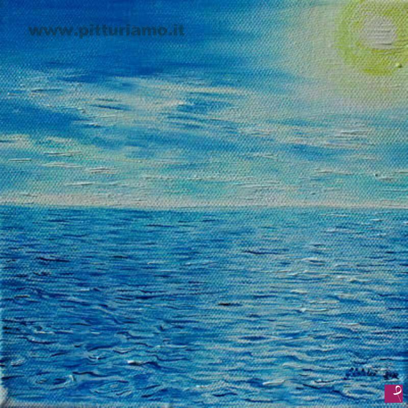 quadri in vendita online - Riflessi sul mare