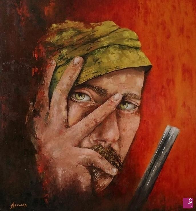 Disponibile Quadro Riflessione Di Un Cacciatore Armanda Linardi Pitturiamo