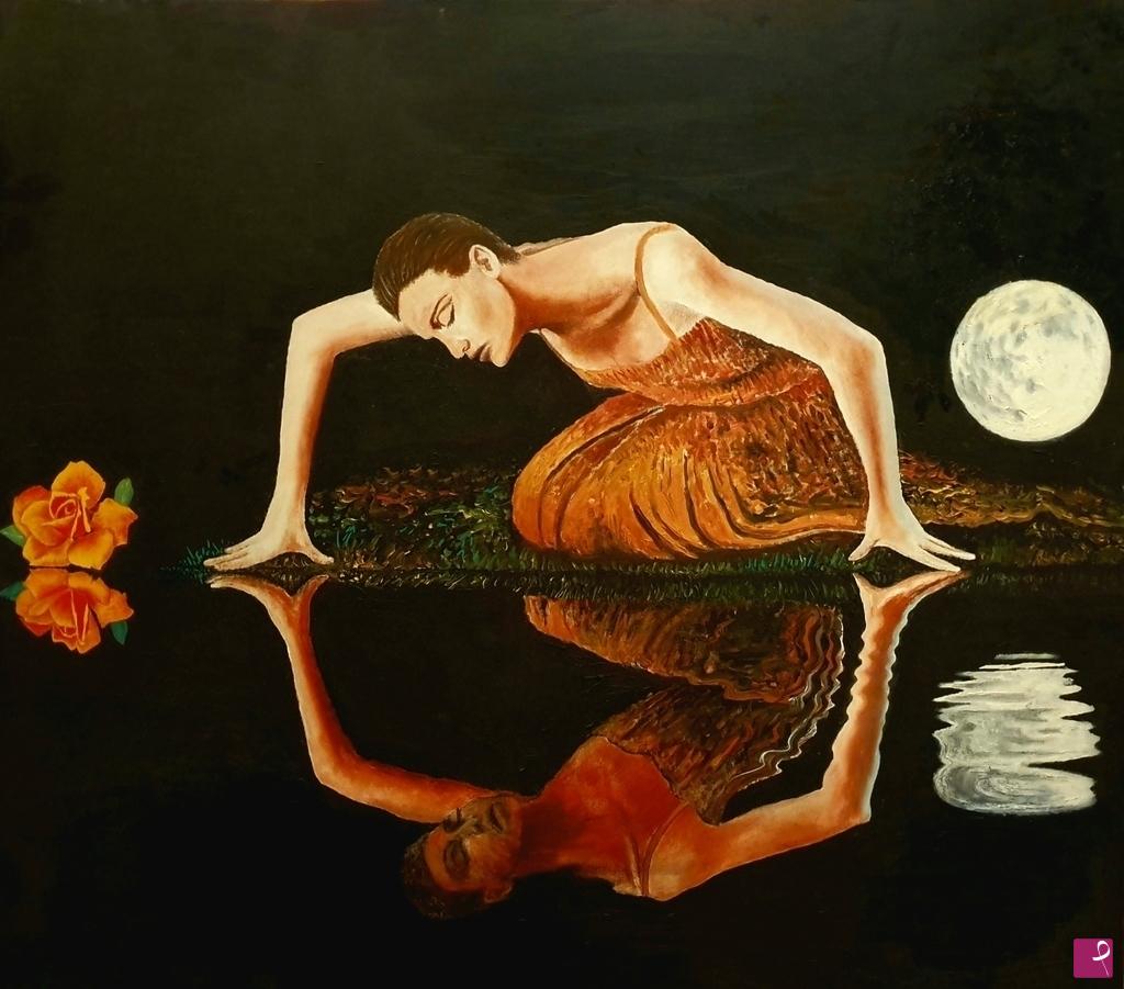 quadri in vendita online - Riflessi..oni notturne