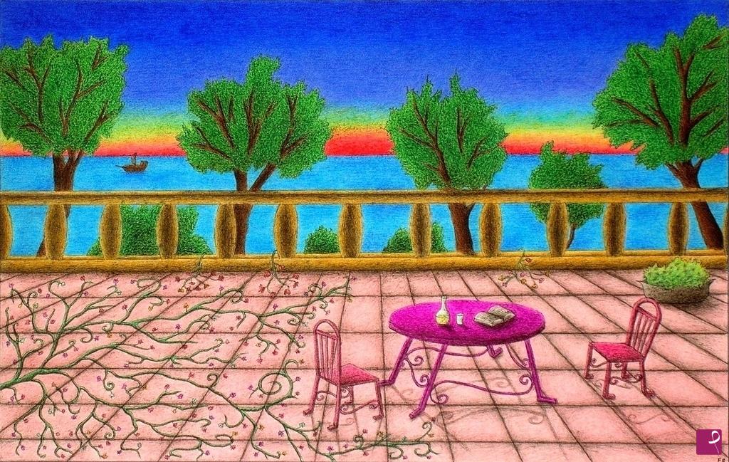 quadri in vendita online - Riflessioni sul mare