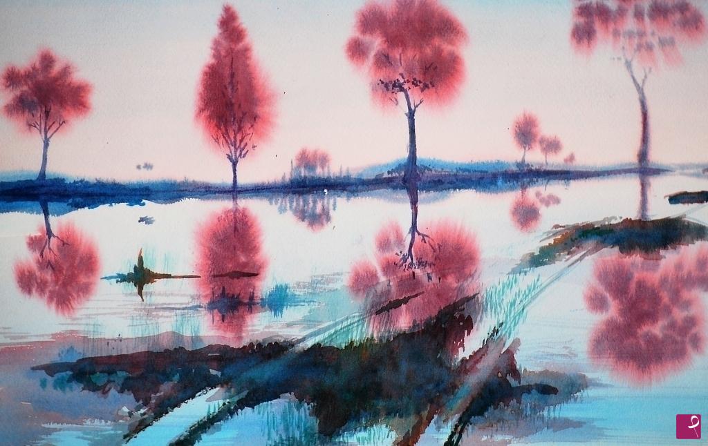 quadri in vendita online - riflesso della natura
