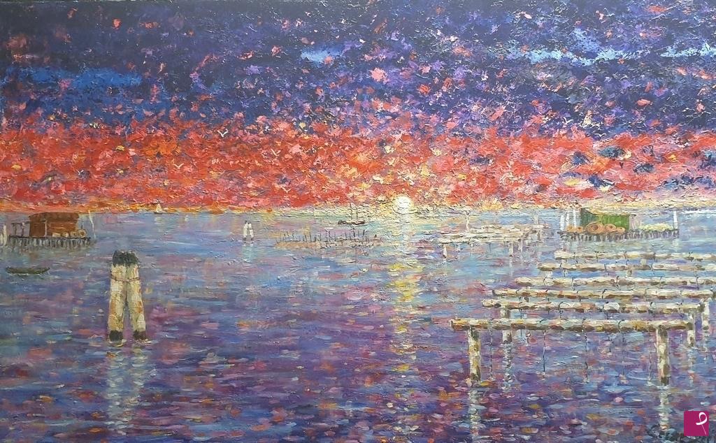 quadri in vendita online - Rimembranze in laguna