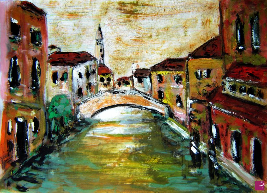quadri in vendita online - Rio a Chioggia