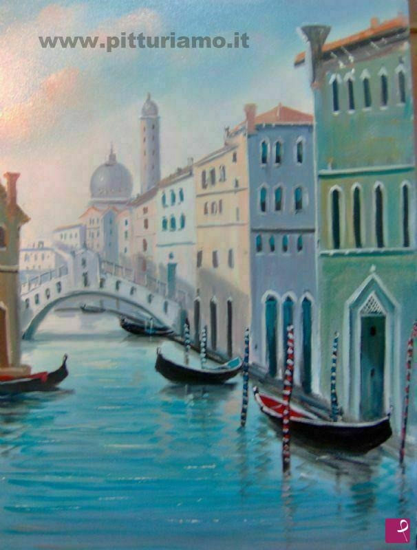 quadri in vendita online - Rio Veneziano art.1: con vista su Santa Maria Maggiore