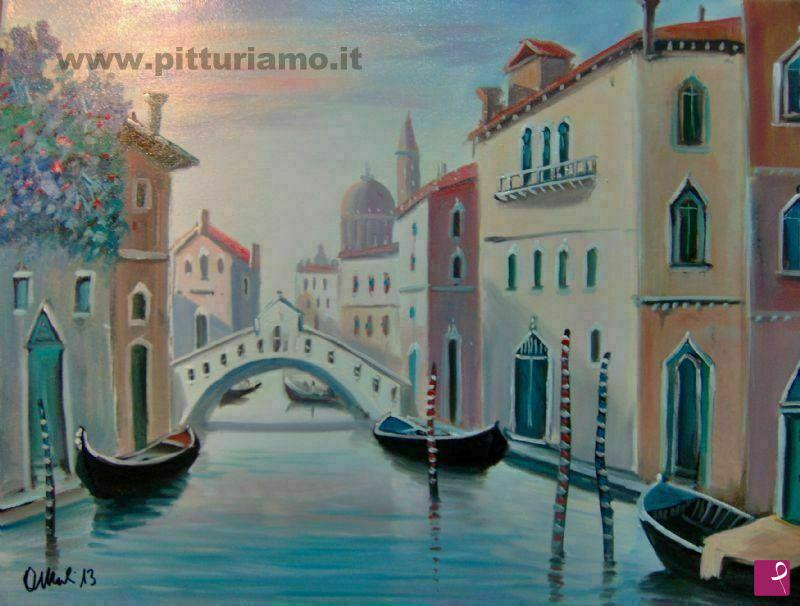 quadri in vendita online - Rio Veneziano art.2 : sul Canal Grande Venezia