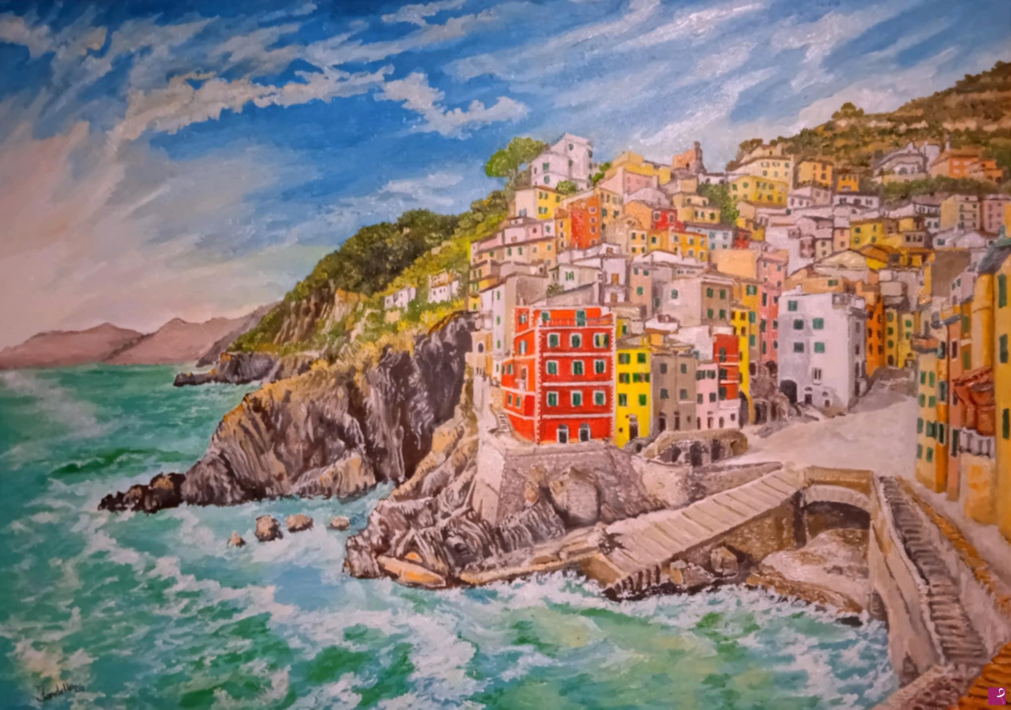 quadri in vendita online - RIOMAGGIORE, Cinque Terre
