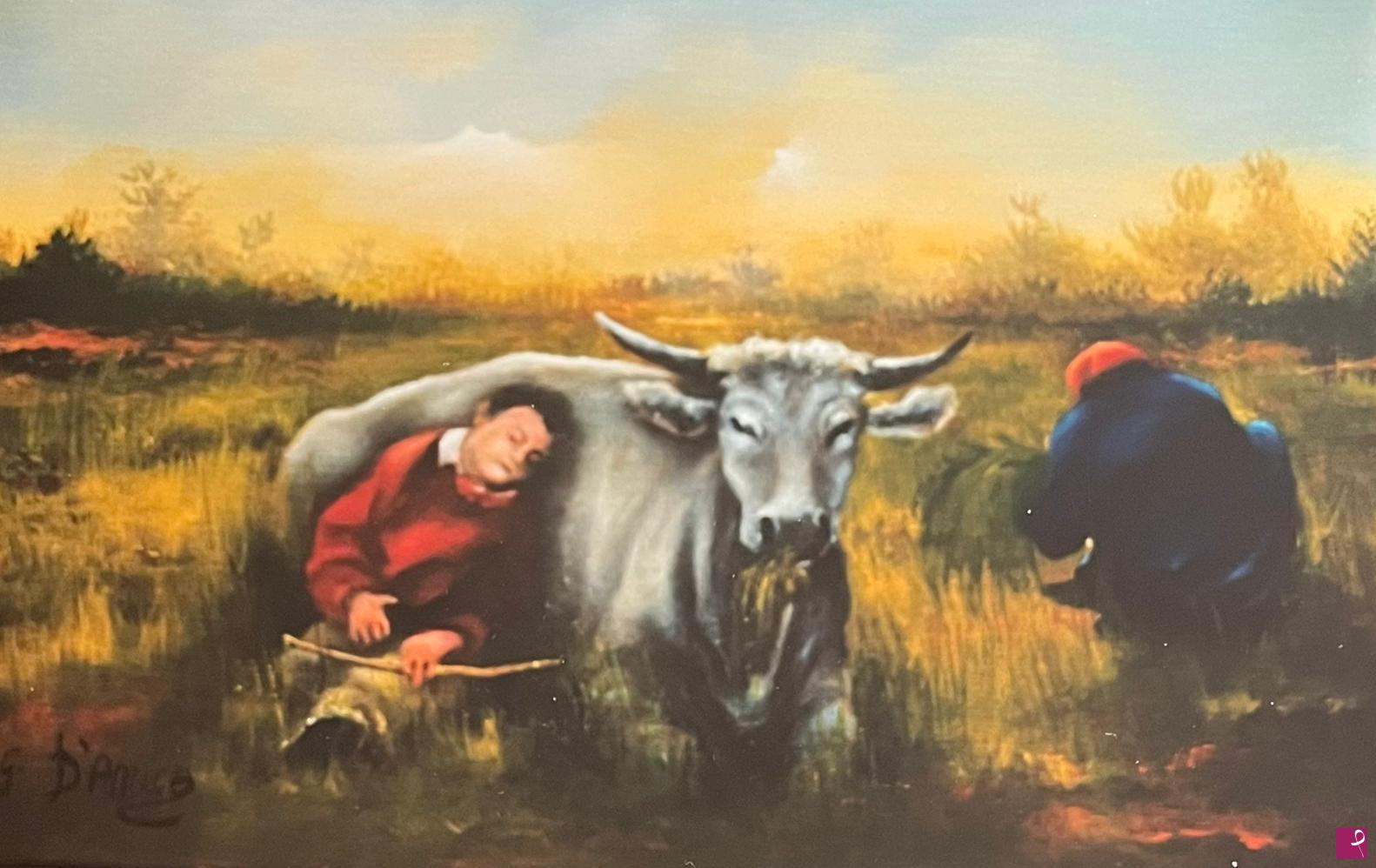 quadri in vendita online - "Riposo agreste"