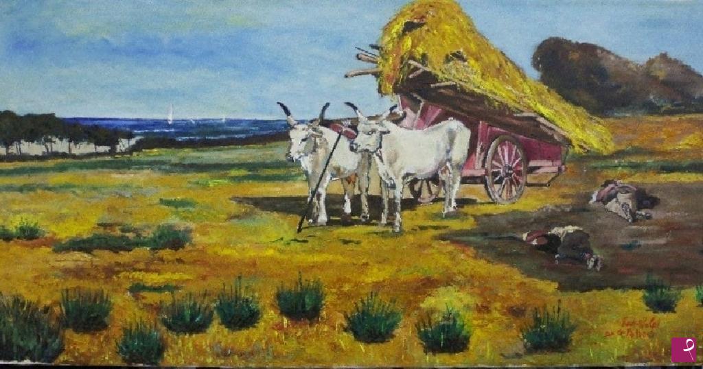 quadri in vendita online - Riposo in maremma