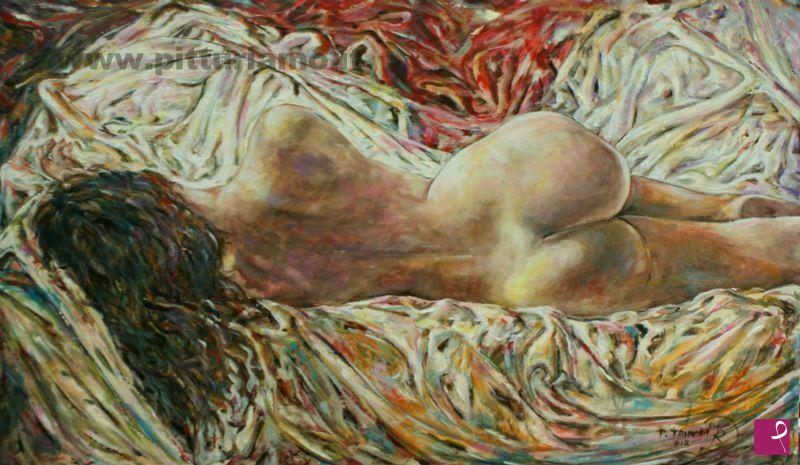 quadri in vendita online - Riposo sensuale