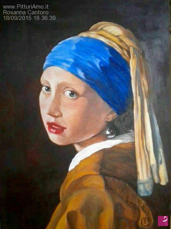 quadri in vendita online - Riproduzione d'Autore (Jan Vermeer)