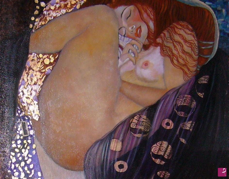 quadri in vendita online - Riproduzione della Danae di G. Klimt