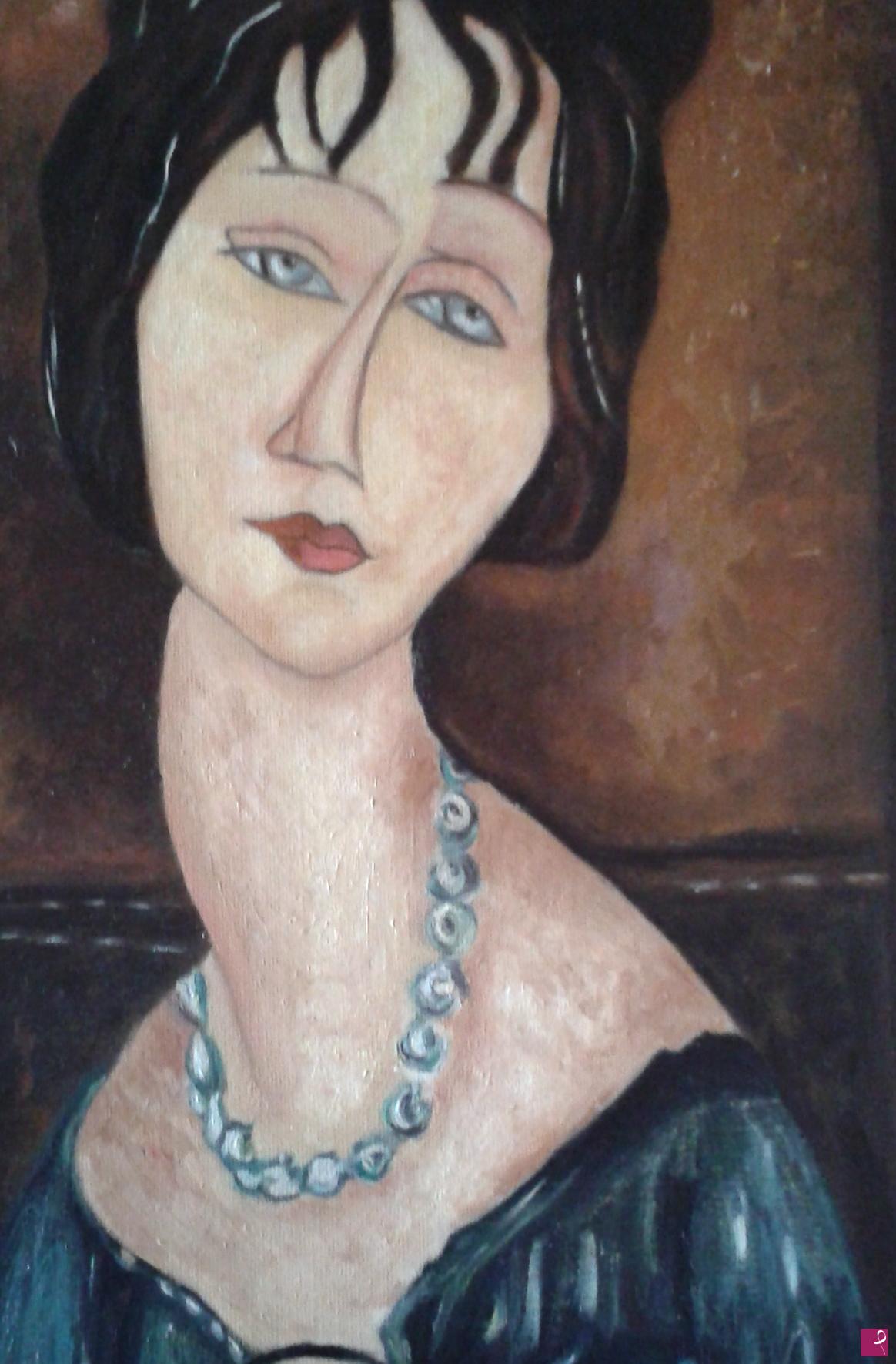 quadri in vendita online - Riproduzione J. Hebuterne di A. Modigliani