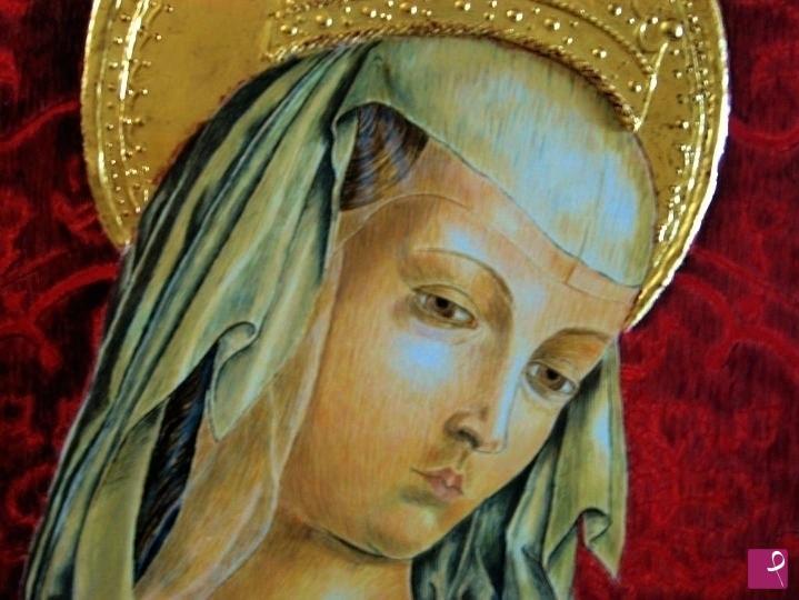 quadri in vendita online - Riproduzione particolare Trittico di San Domenico di Carlo Crivelli