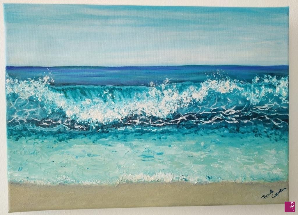 quadri in vendita online - Risacca - Backwash of the sea