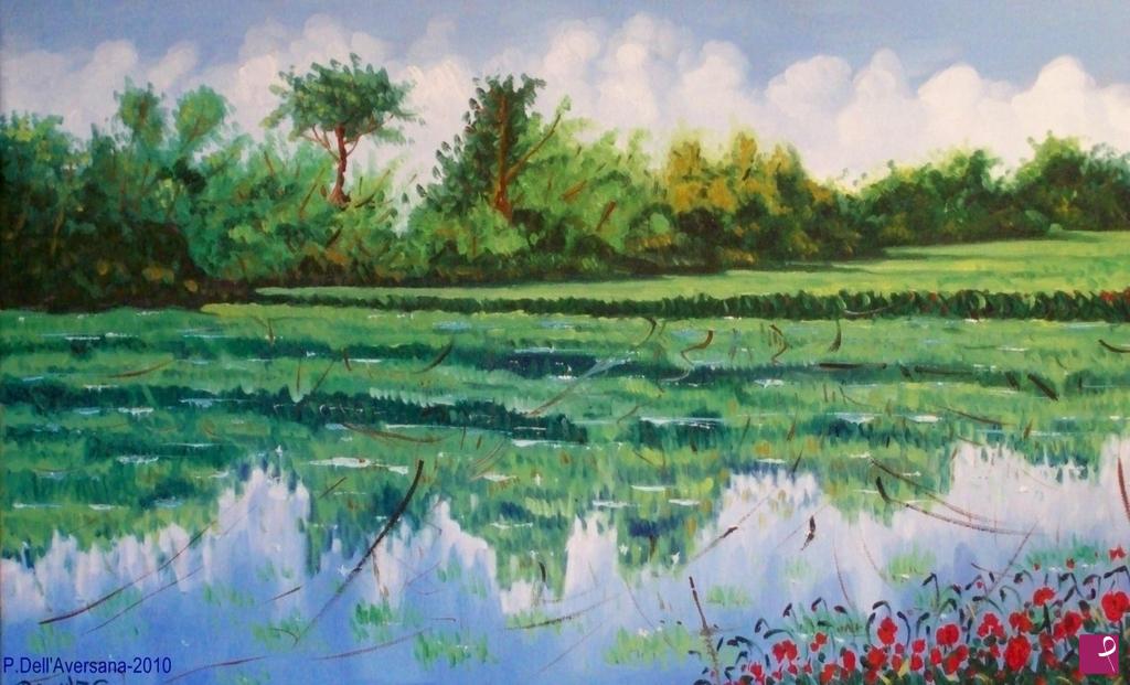 quadri in vendita online - "Risaie Lombarde"