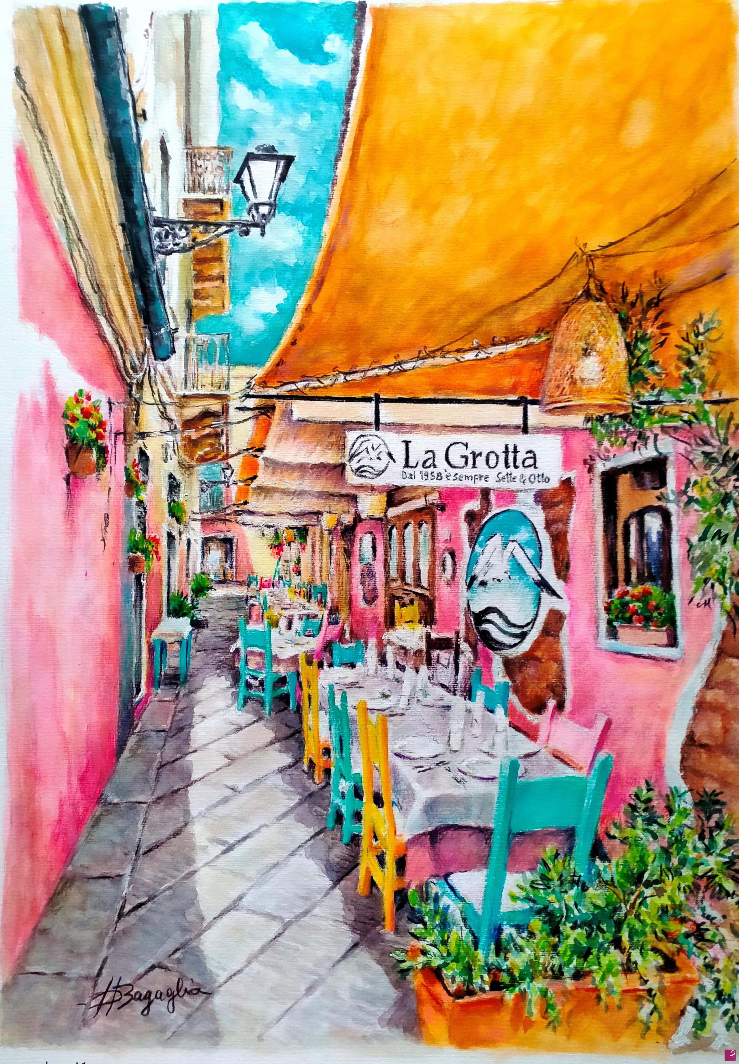quadri in vendita online - RISTORANTE LA GROTTA  LA MADDALENA