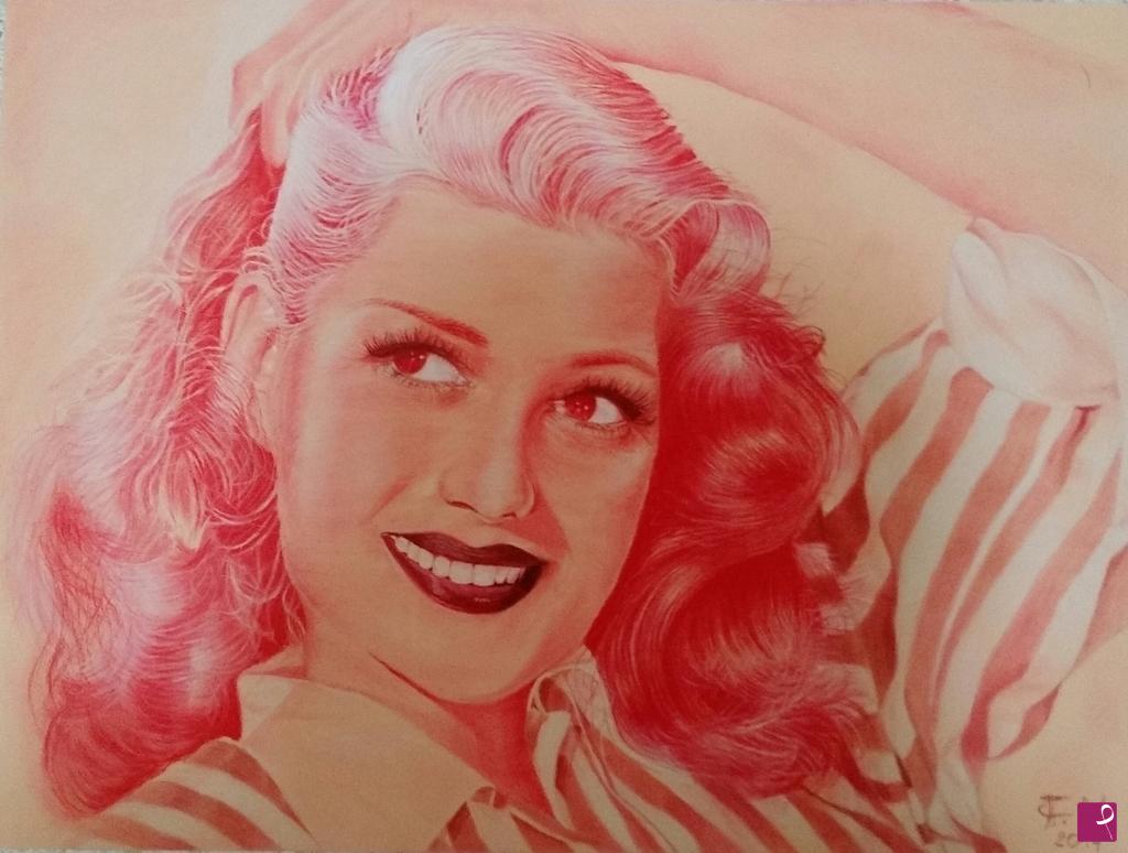 quadri in vendita online - Rita Hayworth